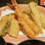 いまが旬 あ・うん - 海老と穴子の天ぷら定食