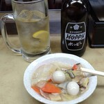 信濃路 - うま煮でホッピー