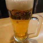 平澤かまぼこ - 生ビール（中、400円）
