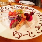 パポッキオ 福島本店 - デザート盛り合わせ★お誕生日バージョン