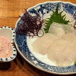 土びん - カワハギ刺し