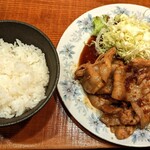 土びん - 生姜焼き　ライス