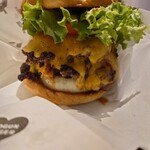 ショーグンバーガー 新宿店 - ダブルチーズバーガー　オニオントッピング