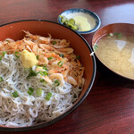 食堂 遊覧亭 - 桜えび釜揚げしらす丼