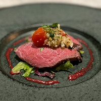 BALCONE SHIBUYA - 蝦夷鹿とビーツのサラダ