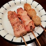 Kushiyaki To Sake Minoya - 焼き鳥５本セット