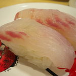 長崎港宝洋丸 - 鯛の昆布ジメ。　近頃の鯛は、一工夫すると美味くなるね！