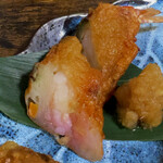 お食事処 だんらん日和 - 本日のランチ(¥1,650) 副菜:山形村産ごぼうの海老入りさつま揚げ