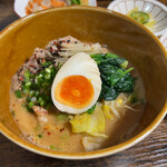 お食事処 だんらん日和 - 本日のランチ(¥1,650) メイン:牛肉豆富の信州味噌仕立て