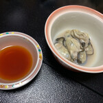 鮨よし - 牡蠣の酒蒸し