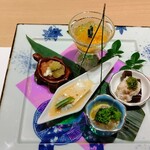 Tamachi Washoku Fukuju - 前菜盛合せ