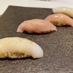 鮨 つむぎ - キンメとイカ