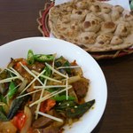 大阪ハラールレストラン - ビンディーゴーシュト＆ローティー（裏メニュー）