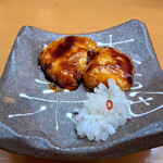 創楽いちじく - フグの白子醤油焼き