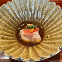 鮨 在 - 金目鯛のしゃぶしゃぶ(昆布出汁)