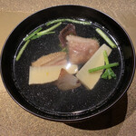 江之浦リトリート 凛門 - 燻し鴨葛叩き・絶品と言っていいお味でした