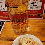 Sakana No Toriyamasan - 生ビールと付きだし