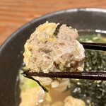 蕎麦切り 旗幟 - 鴨つくねとじ蕎麦1,370円