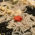 蕎麦切り 旗幟 - 鴨つくねとじ蕎麦1,370円