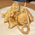 蕎麦切り 旗幟 - 江戸前盛合せ2,260円＋野菜天1種