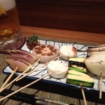 Ichii - 野菜の串盛り