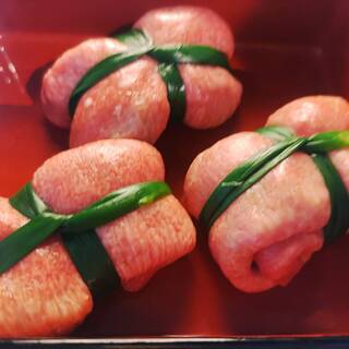 【新名物!!】「本気のネギ包みタン!!」