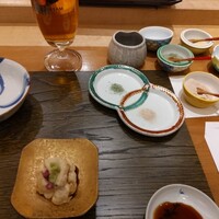 天七 - 先付と塩