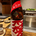 温石 - 菊川の森本を熱燗でいただきます