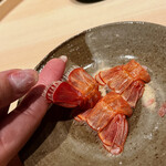 温石 - 赤座海老の尻尾がカワユイ