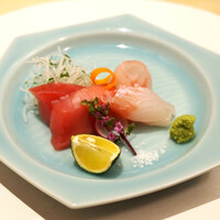 のどぐろ割烹 一心 別邸 - 地魚の二種盛り