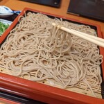 Meigetsuan Ginza Tanakaya - 蕎麦を手繰る
