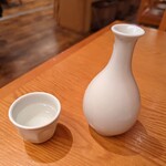 Meigetsuan Ginza Tanakaya - 燗酒「菊正宗」