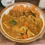 カレーハウスCoCo壱番屋 - 野菜カレーとカツ