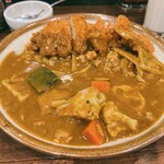 カレーハウスCoCo壱番屋 - 野菜カレーとカツ