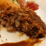 キッチン・ポム - メンチカツ断面