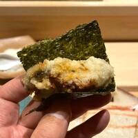 日本橋 蕎ノ字 - カキ 磯部巻き