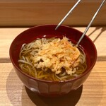 日本橋 蕎ノ字 - 桜えびかき揚げ蕎麦