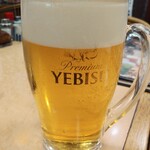 マルコポーロ - ドリンク1杯無料券で生ビールはエビス530円