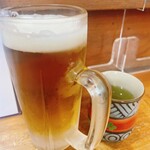 のれん亭 - 生ビール中