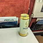 焼肉りんご苑 - 帰りの新幹線のお供はアサヒ生ビール(通称マルエフ)