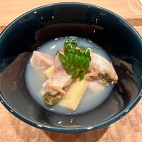 伯雲 - 合馬の筍と蛤　木の芽　お椀