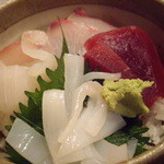 博多魚がし - 600円の海鮮丼