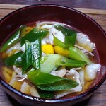 境の麺工房 - 肉葱うどん