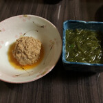 ほていさん 本店 - あん肝とめかぶ