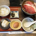 一休庵 - ししに恋ひする御膳（しし鍋、ゆばさし）