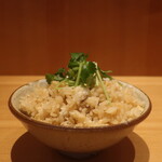 こころや - 平目と舞茸と三つ葉の炊き込みご飯