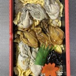 株式会社　浜吉 - 広島名物かき三昧 （甘煮，甘露煮，スパイス風味）　１３５０円　(2023/02)