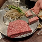 焼肉・鉄板焼ステーキ 橘通りミヤチクAPAS - 肉