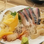 出羽鮨 - 刺盛り。
