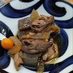 酒の奥田 - 鳥もつ煮